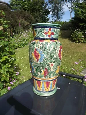 Buy Massive Beswick 792 Sgrafitto Arts & Crafts Vase Abstract & Floral Design 39cm  • 145£