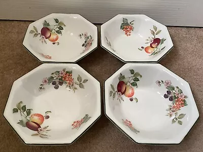 Buy Vintage Set Of 4 Johnson Brothers Fresh Fruit Pattern Soup/Cereal/Dessert Bowls • 12.99£