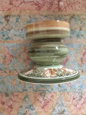 Buy Vintage JERSEY POTTERY HAND PAINTED CANDLESTICK/ HOLDER • 3.99£