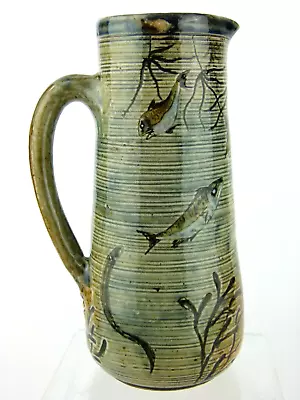 Buy An Amazing And Rare Martin Brothers  Face & Fish  Jug By RW Martin. Dated 1884. • 1,895£