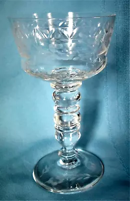Buy 10 Vintage Crystal Bryce Wine Goblet Wheel Cut Glass 6   Bubble Stem Bucket Bowl • 23.06£