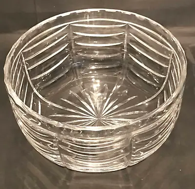 Buy Beautiful Cut Glass Bowl 23 Cm Diameter 2.6 Kg • 13.99£