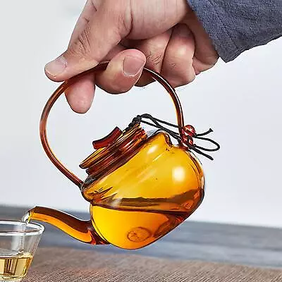 Buy Chinese Borosilicate Glass Teapot Portable Teapot 200ml For Loose Leaf Juice • 12.48£