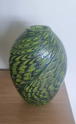 Buy Okra Glass Vass Signed By Richard Golding  • 60£