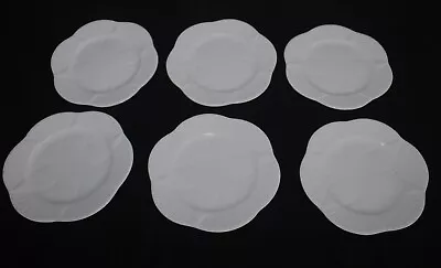 Buy Six Shelley China Dainty White 6 Inch Dessert / Side Plates • 10£