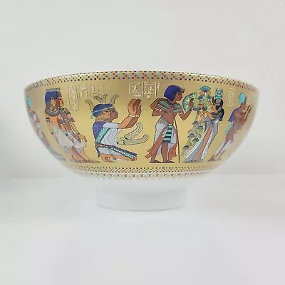 Buy KAISER  Homage To Tutankhamun  Egyptian Gold Gilt Porcelain Bowl Ltd Ed 57/5000 • 517.87£