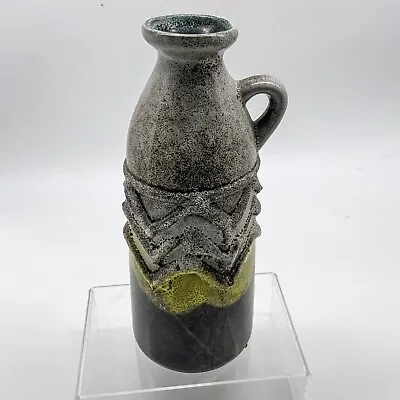Buy Strehla Brutalist German Studio Pottery Vase 70s 1309 21cm • 45£