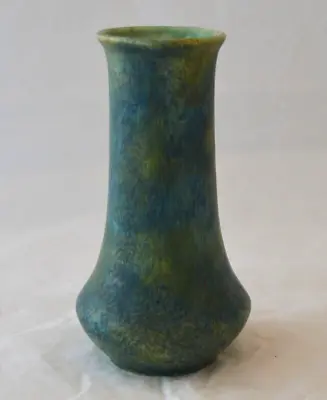 Buy Art Deco Clews Chameleon Ware Vase, Green, Mottled Glaze • 6.99£