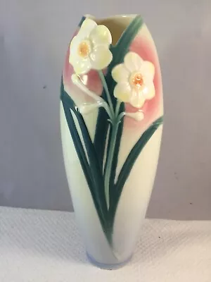 Buy Franz Porcelain Vase 'Narcissus' FZ200005 7 3/4  Tall -  Art Nouveau Style • 19.99£