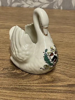 Buy Vintage  Crested  Ware China Swan  Rare Grimsby Crested Ware • 16.50£