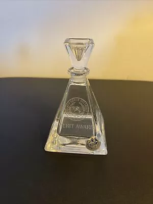 Buy CRYSTAL Studio SMALL CRYSTAL Perfume/aftershave DECANTER PYRAMID SHAPE Sports • 23.99£