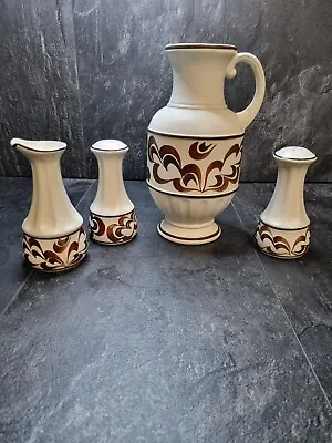 Buy Vintage Radford Pottery Jug Vase Salt And Pepper Set • 13£