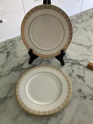 Buy 2 Superb Condition Royal Doulton Gold Lace 6.5  Side/Bread Plates H4989 • 9.50£