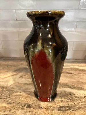 Buy Chinese Porcelain Art Pottery Flambe Glazed Red Oxblood Sans De Beouf Tall Vase • 56.81£