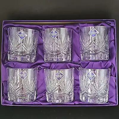 Buy Edinburgh Crystal Set Of 6 Serenade Pattern Whisky Glasses. 8oz. Boxed • 129.99£