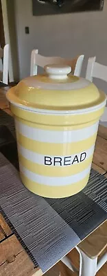 Buy Yellow Bread Crock  T.G Green  Cornishware  • 80.25£