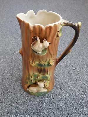 Buy Hornsea Large Tree Jug Vase With Deer And Squirrel • 19.99£