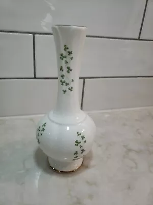 Buy Vintage Royal Tara Shamrock Trellis Bone China Bud Vase Galway Ireland 6.5  High • 13.99£