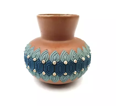 Buy Antique Doulton Lambeth Silicon Ware Small Vase 8.1 Cm (3.2 ) Tall • 16.50£
