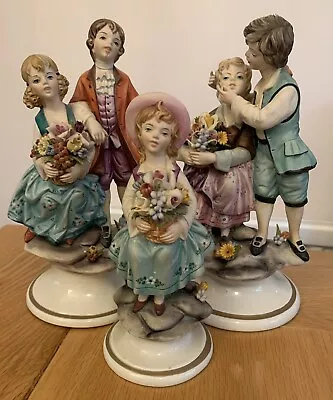 Buy Capodimonte Figurines - Set Of Three • 49.95£