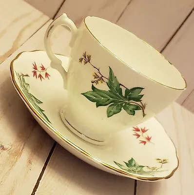 Buy Vintage Royal Vale Bone China Tea Cup & Saucer, Yellow Flowers, Made In England • 21.82£