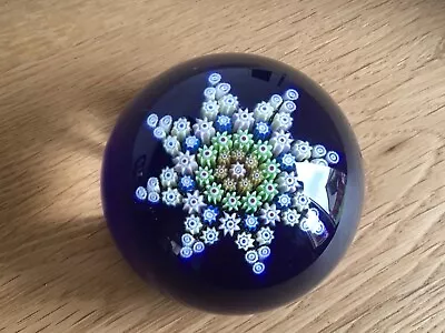 Buy Vintage Scottish Perthshire Paperweights P Cane Millefiori Glass Paperweight • 26.50£