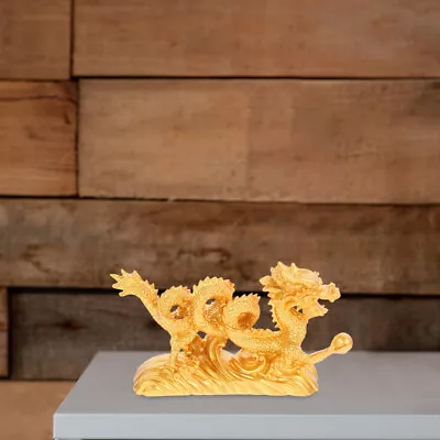 Buy Ornaments Small Desktop Decor Chinese Dragon Statues Animal Zodiac • 15.58£
