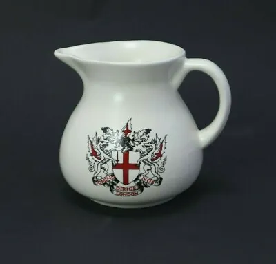 Buy DOMINE NOS DIRIGE LONDON Coat Of Arms MILK JUG Prinknash Pottery Made ENGLAND • 21.09£