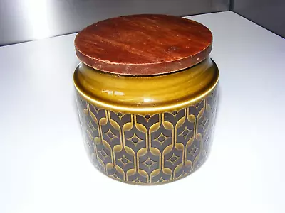 Buy Hornsea 'Heirloom' Green Patterned Storage Jar With Original Lid No Chips C1976 • 4.99£