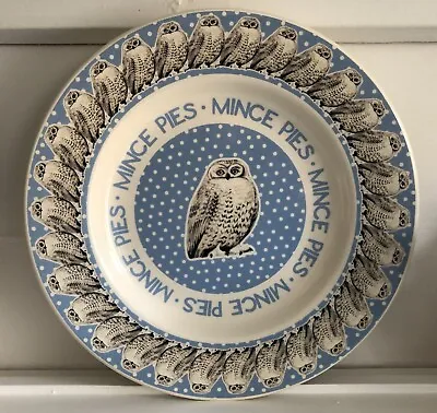 Buy Emma Bridgewater RARE Owl In A Snowstorm Plate - First  • 25£