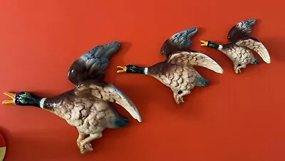 Buy Sylvac Falcon Ware Flying Ducks Set Of 3 • 50£