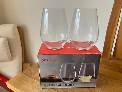 Buy Spiegelau Set Of 2 Crystal Wine Tumblers New, BNIB • 5£