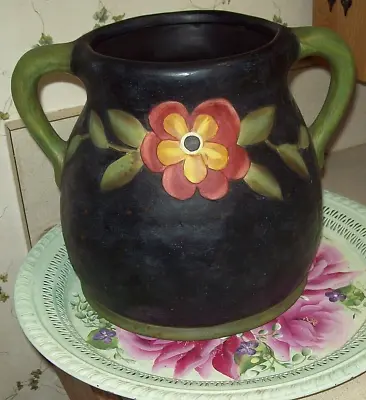 Buy New/Old Stock Bob's Pottery LG Bean Pot By Karen Hillard Crouch Farmhouse Chic • 33.69£