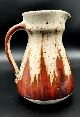 Buy Vintage 1960s Barbara Cass Arden York Stoneware Jug Vase Flame Design • 26.95£
