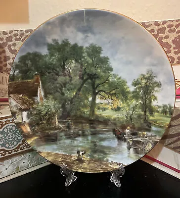 Buy Fine Bone China Plate 'The Hay Wain' By Crown Staffordshire England • 4.99£