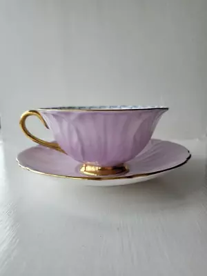 Buy Rare Shelley Teacup And Saucer Oleander Style 413523 (Artist Signed) • 85£