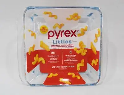 Buy ❤️ PYREX LITTLES 18-oz Square Single-Serve Glass BAKEWARE **Toaster Oven Size • 12.28£