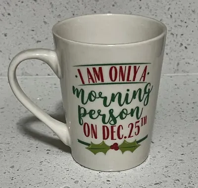 Buy I'm Only A Morning Person On December 25th     Novelty Coffee Mug Royal Norfolk • 4.80£