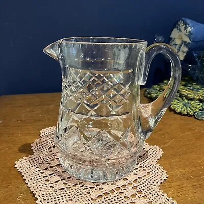 Buy A Vintage Crystal Cut Glass Water Jug • 11.99£