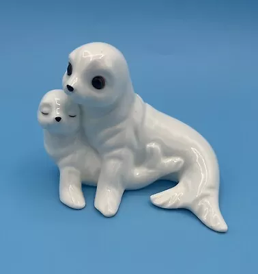 Buy Royal Osborne Seal Mum & Baby Bone China Vintage Figurine Tmr-5598 • 7.50£