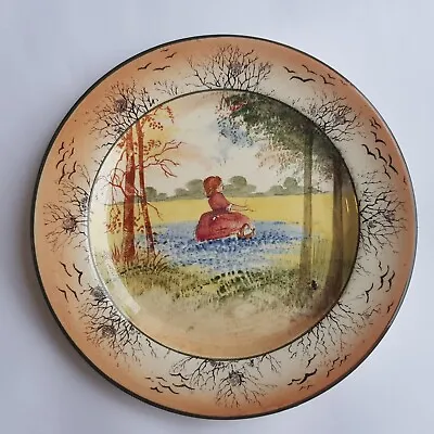 Buy Antique Royal Doulton Ceramic Side Plate Bluebell Gatherers Forest 16cm English • 40£