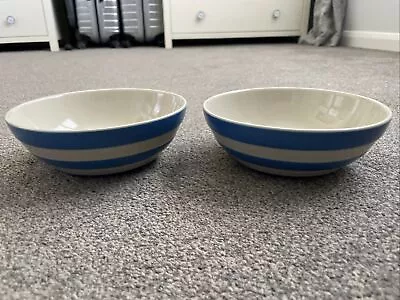 Buy 2 Cornishware Cereal Bowls • 25£