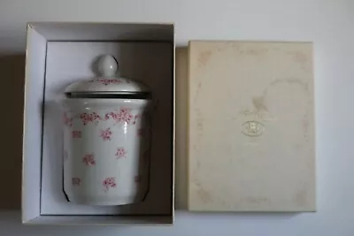 Buy Laura Ashley  “ribbons“  Cotton Wool Pot With Lid   New In Box • 22£