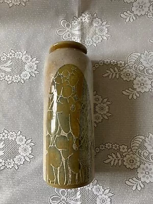 Buy Crich Pottery Diana Worthy Stylised Foliage 11.5  Vase Excellent Condition • 125£