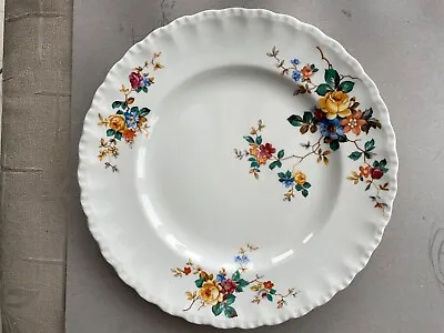 Buy 2 X 10’’ Creampetal Grindley Dinner Plates: Autumn Petal And Floral Rose Pattern • 9£