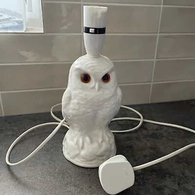 Buy Poole Pottery Ceramic Owl Table Lamp (Working) • 10£