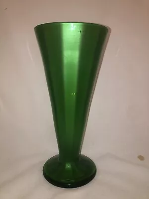 Buy Loetz Metallin Bohemian Glass Green Vase C1890 • 200£
