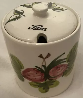 Buy Jam Jar Pot Container Toni Raymond Pottery Lidded Vintage Preserve England • 14.99£