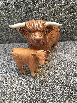 Buy Beswick Highland Cow & Calf • 100£
