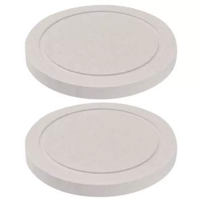 Buy  2 Pcs Diatom Mud Coaster Tableware Mats Hot Pan Holder Round • 10.19£